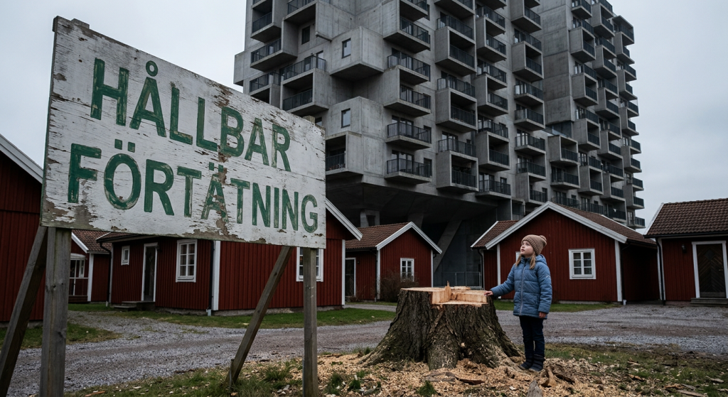 Betongkolosserna som krossar den svenska idyllen – vem bygger de egentligen för?