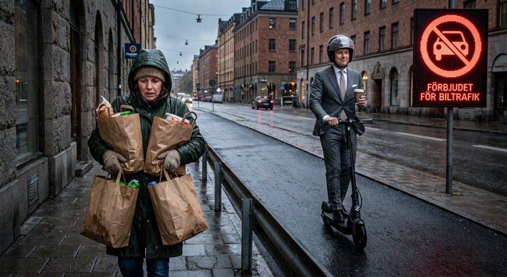 Kriget mot bilen – så straffas vanliga familjer av elitens cykeldrömmar