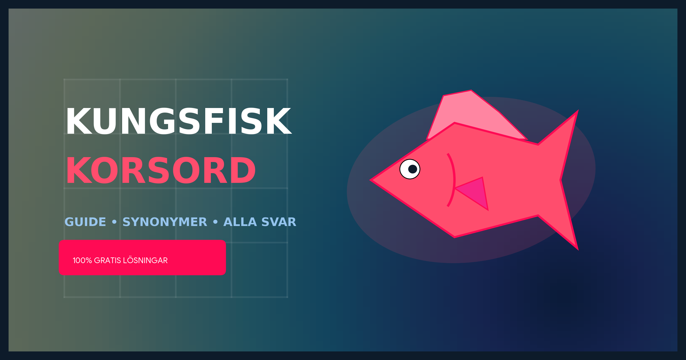 Kungsfisk korsord